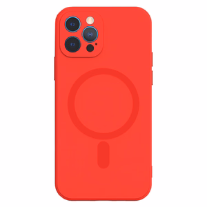 Dėklas telefonui Tel Protect MagSilicone Case iPhone 13 Pro raudonas (m)