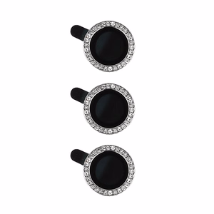 Grūdintas stiklas HARD DIAMOND kamerai (LENS) Samsung Galaxy S24 Plus sidabrinis (3 vnt. lęšiai)