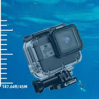 Tech-Protect GA200 atsparus vandeniui dėklas GoPro Hero 5 / 6 / 7 - skaidrus