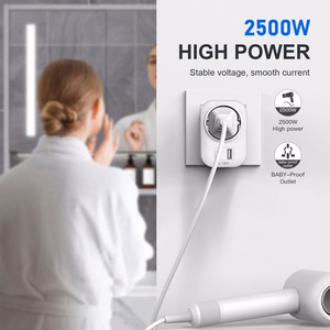 Tech-Protect TA100 US adapteris baltas