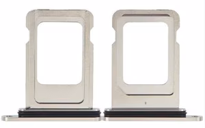 SIM kortelės laikiklis skirtas iPhone 15 Pro/15 Pro Max White Titanium ORG