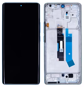 Ekranas Xiaomi Redmi Note 14 Pro 4G su lietimui jautriu stikliuku ir rėmeliu Ocean Blue originalus (service pack)