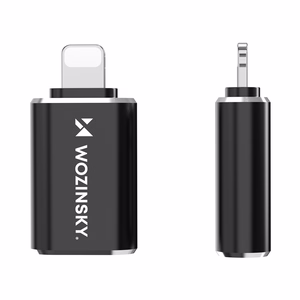 Wozinsky WALA-01 Lightning į USB-A OTG adapteris – juodas
