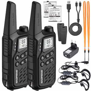 Baofeng BF-T25E walkie-talkies, 2 pcs., Black