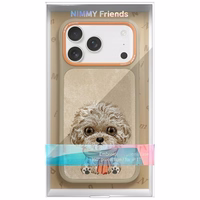 Nimmy Big Eyed Pet 2.0 Šuns dėklas telefonui iPhone 17 Pro Max - smėlinė
