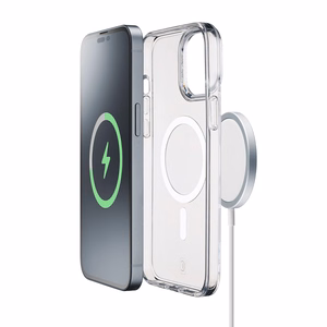 Cellularline Gloss Mag dėklas, skirtas iPhone 15 Pro Max, suderinamas su MagSafe, skaidrus