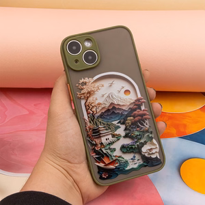 Itin madingas dėklas telefonui Samsung Galaxy S23 FE Kelioninė žalia