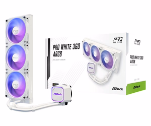 ASRock Pro White 360 ARGB aušintuvas