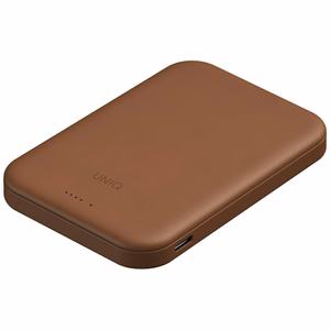 Uniq Lyden Lexa magnetine 5000mAh PD USB-C MagSafe isorine baterija - ruda