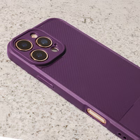 Simple Carbon dėklas telefonui iPhone 17 6,3" violetinis