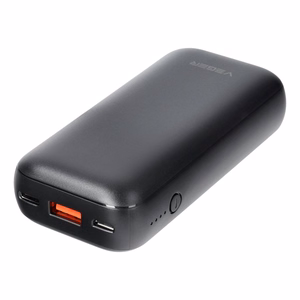 VEGER Išorinė baterija 10000 mAh PD QC3.0 3A 20W S10 (W1135) juoda