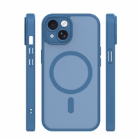 Mag Matt dėklas iPhone 14 6,1" tamsiai mėlynas