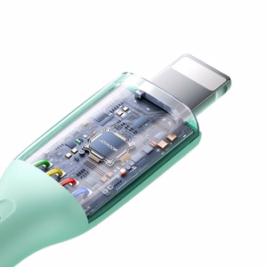 Joyroom Multi-Color Series S-A34 USB-C / USB-C PD 60W kabelis 1m - violetinis