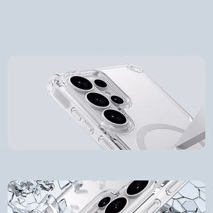 Nillkin Nature TPU Pro MagSafe suderinamas dėklas skirta Samsung Galaxy S26 Ultra baltas