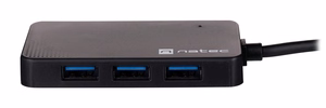 NATEC šakotuvas USB 3.0 Moth (4 prievadai, juodas)