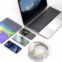 Dudao X22 Max belaidės Bluetooth ausinės ant ausų su ANC - smėlio spalvos