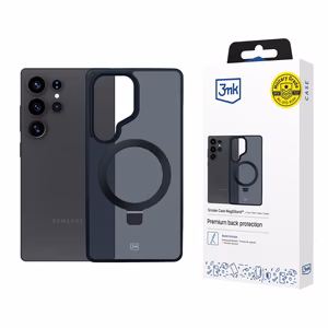 Чехол 3mk Smoke Mag&Stand для Samsung Galaxy S25 Ultra - чёрный