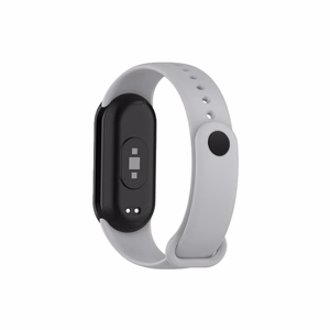SILIKONINIS DIRŽELIS MI BAND 8/M8 (7). PILKAS