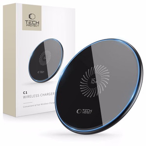 Tech-Protect QI15W-C1 indukcinis įkroviklis 15W - juodas
