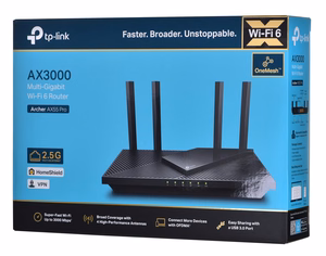 TP-Link Archer AX3000 daugiagigabitų Wi-Fi 6 maršrutizatorius su 2,5G prievadu