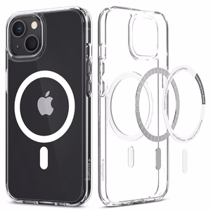 Spigen Ultra Hybrid Mag dėklas su MagSafe iPhone 13 - baltas