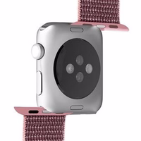 PURO nailoninis dirželis skirtas Apple Watch 42/44/45 (rožinis)