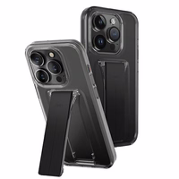 Uniq dėklas Heldro Mount su stovu iPhone 15 Pro 6.1" dūminis