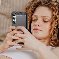 Anglies dėklas Samsung Galaxy S24 FE - juodas