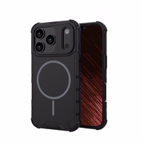 Defender 2in1 Mag dėklas for iPhone 17 Pro 6,3" juodas