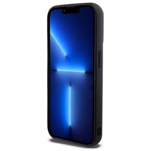 DKNY Quilted Stack Logo dėklas telefonui iPhone 15 Pro - juodas