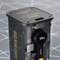 Išorinė baterija Dudao "K16Pro" juodas  20000mAh 22.5W (QC3.0/ USB) (LED ekranas)