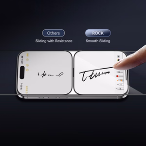 Rock Tempered stiklas Privatumo Full-coverage Anti-static for Iphone 17 Pro Max