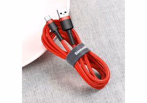 Baseus Cafule USB kabelis USB 2.0 0,5 m USB A USB C Raudona