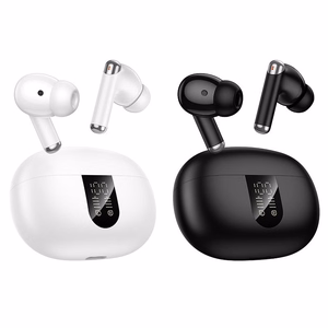 HOCO belaidės ausinės bluetooth TWS ANC ENC EQ26 baltos