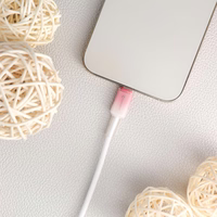 FORCELL F-ENERGY C353 kabelis USB A į Lightning 2,4A 12W Gradient 1 m baltas