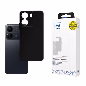 3mk Matinis dėklas telefonui Xiaomi Redmi 13C / Poco C65 - juoda