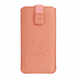 WONDER Deko dėklas (Dydis XXL) Samsung S25 Ultra/S24 Ultra/M35/M23/A16 5G/Xiaomi Redmi 14C persikinis