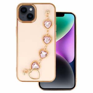 Madingas dėklas telefonui Iphone 14 Plus dizainas 2 šviesiai rožinė