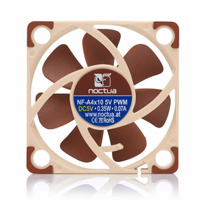 Noctua NF A4x10 5V PWM Kompiuterio korpuso ventiliatorius 4 cm rudas