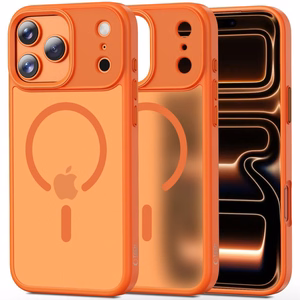 Tech-Protect MagMat MagSafe dėklas iPhone 17 Pro Max oranžinis