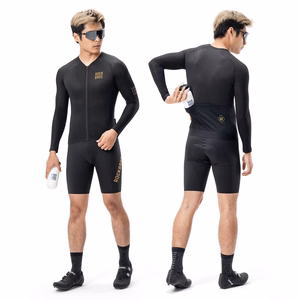 Rockbros YDCX008 Diamond Long Sleeve Cycling Jersey Size XXXL - Black