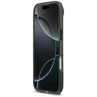 BMW M IML metaliniai mygtukai trispalvės linijos magnetinis dėklas telefonui iPhone Air - pilkas