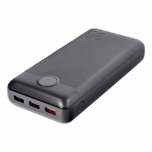 VEGER Išorinė baterija 30000 mAh PD QC3.0 3A 20W L30 (W3008PD) juoda