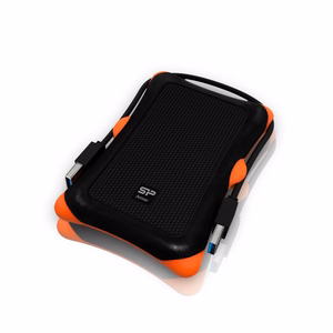 Silicon Power Armor A30 HDD/SSD dėklas juodas, oranžinis