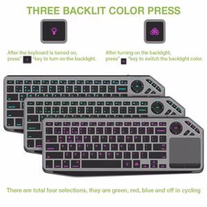Techly ICTB9801TB klaviatūra Universalus RD belaidis ryšys + „Bluetooth“ QWERTY Anglų (JAV) Juoda