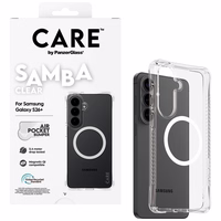 CARE by PanzerGlass Samba Transparent Qi Case for Samsung Galaxy S26+ - Transparent