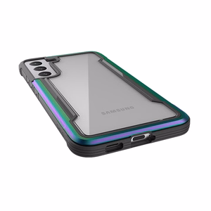 X-Doria Raptic Shield Pro dėklas, skirtas Samsung Galaxy S22+ 5G, su antimikrobine apsauga, vaivorykštinis