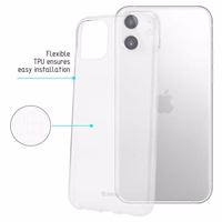 Crong Crystal Slim Cover - iPhone 11 dėklas (Clear)