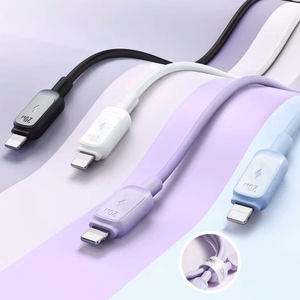 Joyroom Multi-Color Series A14 USB-C / Lightning 20W kabelis 1.2 m - mėlynas