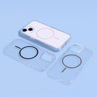 Anti Shock Thin Mag dėklas for iPhone 16 Pro Max 6,9" rožinis